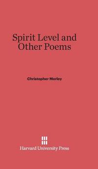 Cover image for Spirit Level and Other Poems