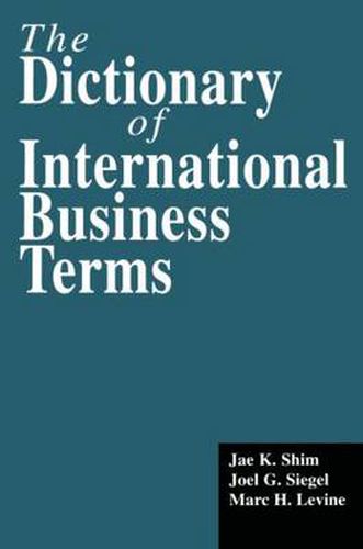 The Dictionary of International Business Terms