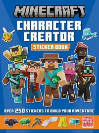 Cover image for Minecraft Character Creator Sticker Book