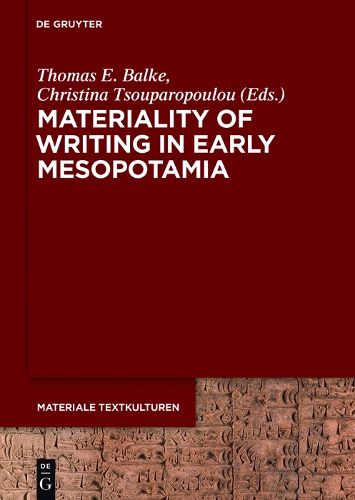 Cover image for Materiality of Writing in Early Mesopotamia