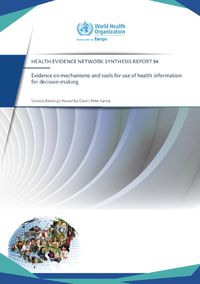 Cover image for Evidence on mechanisms and tools for use of health information for decision-making