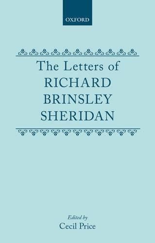 The Letters of Richard Brinsley Sheridan