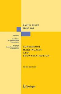 Cover image for Continuous Martingales and Brownian Motion