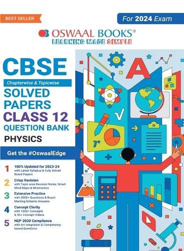 Cover image for Oswaal Cbse Chapterwise & Topicwise Question Bank Class 12 Physics Book (for 2023-24 Exam)