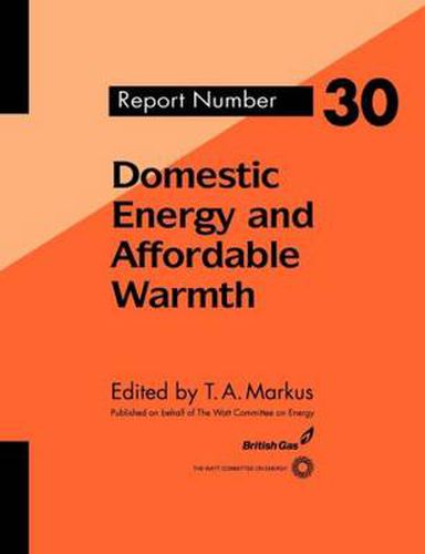 Cover image for Domestic Energy and Affordable Warmth