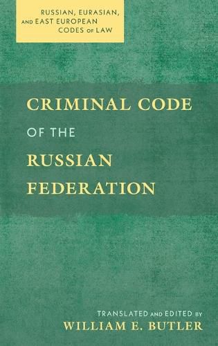 Cover image for Criminal Code of the Russian Federation