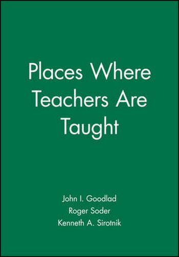 Places Where Teachers are Taught