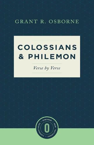 Colossians & Philemon Verse by Verse