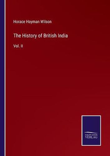 Cover image for The History of British India