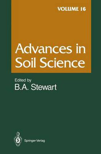 Cover image for Advances in Soil Science: Volume 16