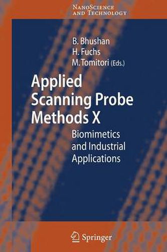 Cover image for Applied Scanning Probe Methods X: Biomimetics and Industrial Applications