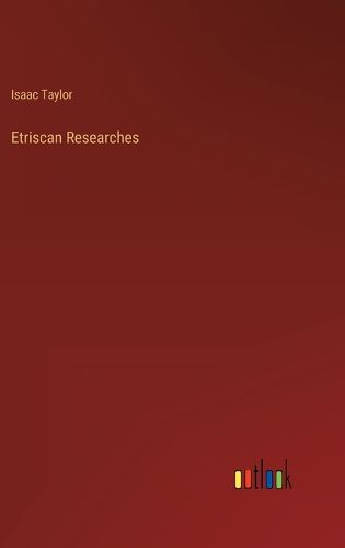 Cover image for Etriscan Researches