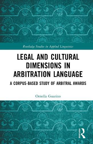 Cover image for Legal and Cultural Dimensions in Arbitration Language