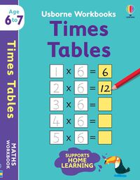 Cover image for Usborne Workbooks Times Tables 6-7
