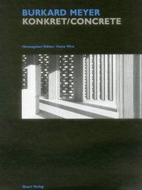 Cover image for Burkard Meyer: Konkret/Concrete