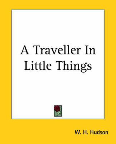 Cover image for A Traveller In Little Things