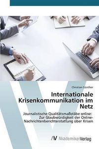 Cover image for Internationale Krisenkommunikation im Netz