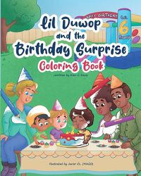 Cover image for Lil Duwop and the Birthday Surprise Coloring Book