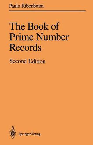 Cover image for The Book of Prime Number Records