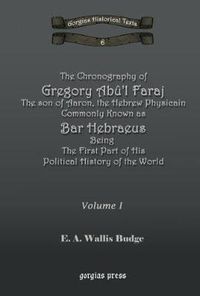 Cover image for The Chronography of Bar Hebraeus (Vol 1)