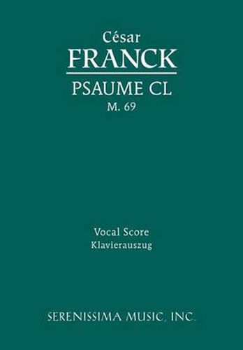 Cover image for Psaume CL, M. 69 - Vocal Score