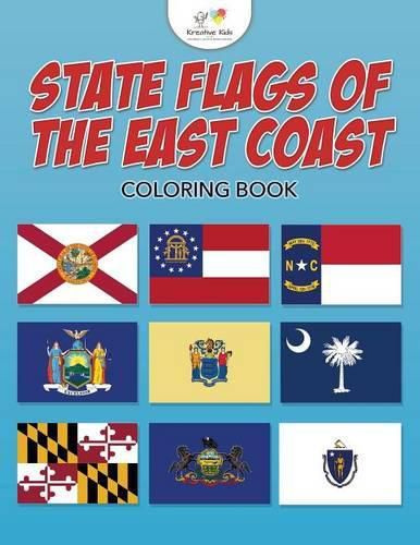Cover image for State Flags of the East Coast Coloring Book