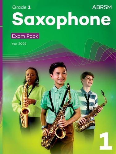 Cover image for Saxophone Exam Pack from 2026, ABRSM Grade 1