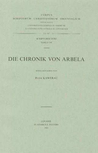 Cover image for Die Chronik Von Arbela: T.