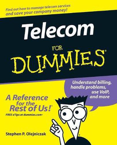 Cover image for Telecom For Dummies