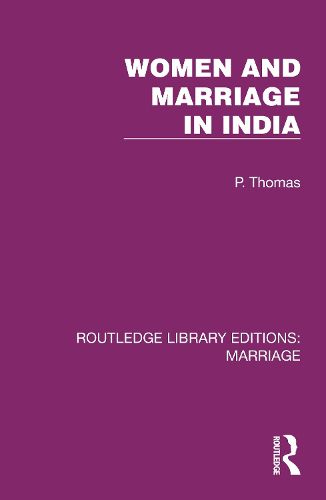 Cover image for Women and Marriage in India