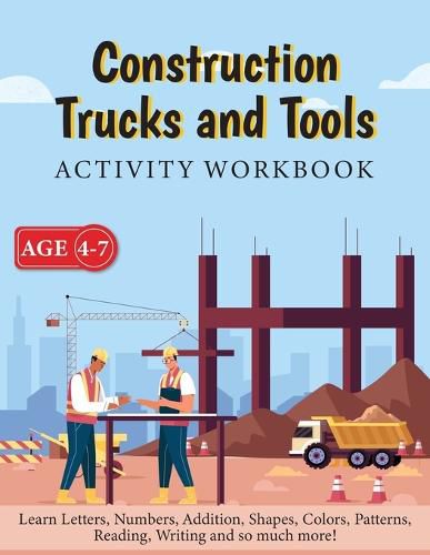 Cover image for Construction Trucks and Tools - Activity Workbook