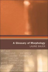 Cover image for A Glossary of Morphology