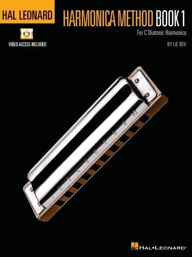 Cover image for Hal Leonard Harmonica Method - Book 1: For C Diatonic Harmonica Book Includes Access to Online Video