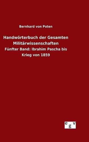 Cover image for Handwoerterbuch der Gesamten Militarwissenschaften