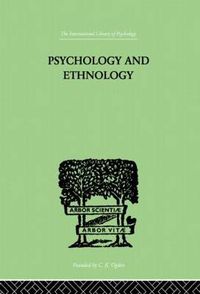 Cover image for Psychology and Ethnology