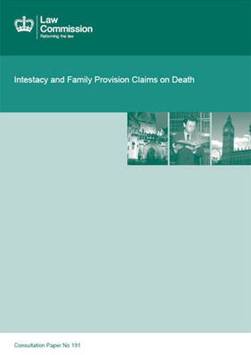 Cover image for Intestacy and Family Provision Claims on Death