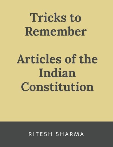 Cover image for articles of the inidan constiturion