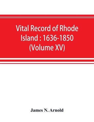 Vital record of Rhode Island