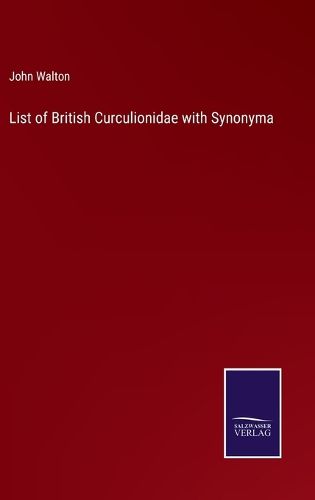 List of British Curculionidae with Synonyma