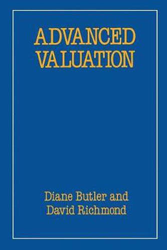 Cover image for Advanced Valuation