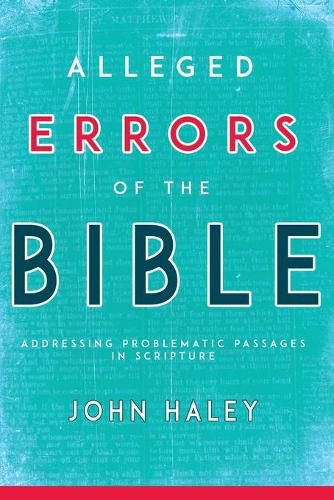 Cover image for Alleged Errors of the Bible: Addressing Problematic Passages in Scripture