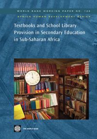 Cover image for Textbooks and School Library Provision in Secondary Education in Sub-Saharan Africa