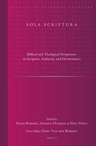 Sola Scriptura: Biblical and Theological Perspectives on Scripture, Authority, and Hermeneutics