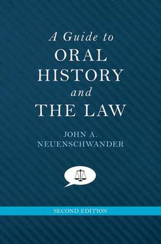 Cover image for A Guide to Oral History and the Law