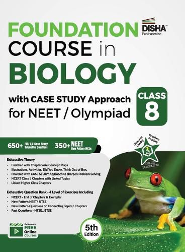 Cover image for Foundation Course in Biology with Case Study Approach for Neet/ Olympiad Class 8