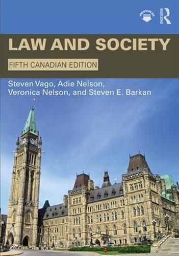 Cover image for Law and Society: Canadian Edition