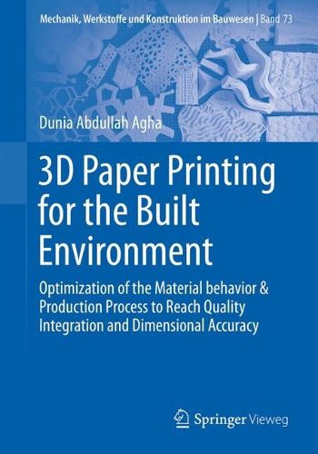 Cover image for 3D Paper Printing for the Built Environment