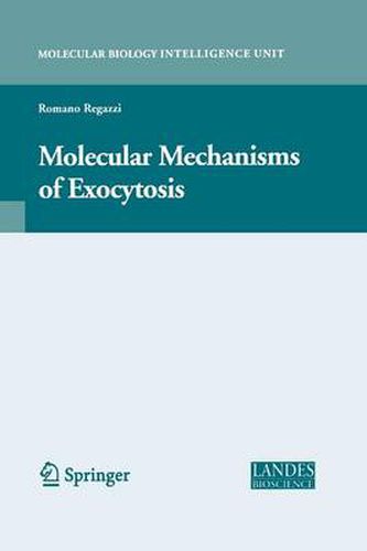 Cover image for Molecular Mechanisms of Exocytosis