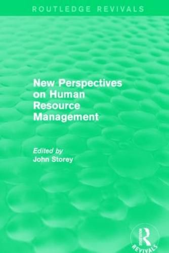 Cover image for New Perspectives on Human Resource Management (Routledge Revivals)