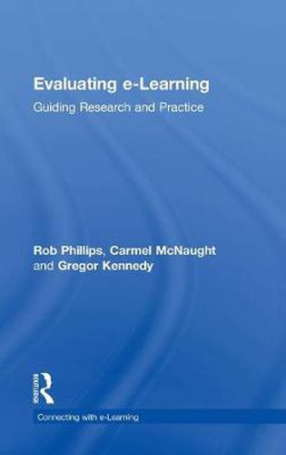 Cover image for Evaluating e-Learning: Guiding Research and Practice